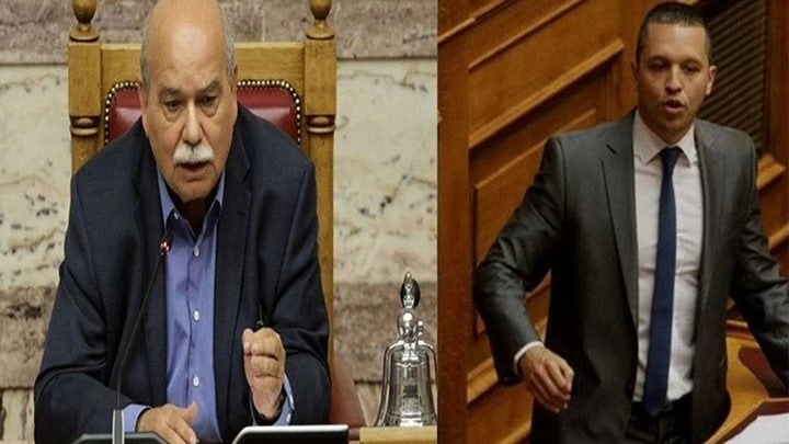 Αγρια Κόντρα Κασιδιάρη-Βούτση στη Βουλή: «Σκλαβωμένη Μακεδονία τα Σκόπια» – «Θέτετε ζήτημα ελληνικού αλυτρωτισμού» (βίντεο)